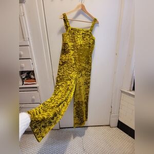 Vintage 70s crushed velour jumpsuit
